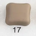 Square magnetic hijab pin variant 17 brown clothing accessory fastener for daily use! - 17#