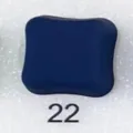 Square magnetic button, dark blue clasp, variant number 22 for hijab accessories. - 22#