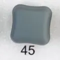 Square grey magnetic buckle variant, premium hijab headscarf accessory fastener item 45. - 45#