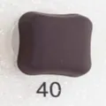 Square magnetic hijab snap button for headscarf accessories, dark color variant number 40. - 40#