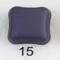Square magnetic clasp variant in deep purple color, ideal for headscarf accessories. - 15#