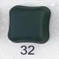 Square dark green magnetic button variant 32 for hijab accessories, stylish and durable. - 32#