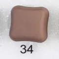 Brown square magnetic hijab pin color 34, stylish Muslim headscarf accessory for women. - 34#