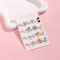 Spille per scialle colorate in cristallo, eleganti clip per hijab e accessori femminili. - A-2