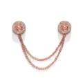 Roze Goud Camelia Magnetische Broekketting Dubbele Ketting Taille Spanner Anti-Glare - Camellia roze goud