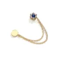 Magnetische taille verstelbare knop strass broche pin kleding decoratieve accessoire stijl - 443 Blauwe strass-steentjes
