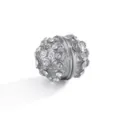 Clips per sciarpa magnetica strass argento cristallo metallo fermaglio hijab elegante donna. - K bianco