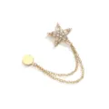 Gouden Ster Magnetische Taille Gesp Met Dubbele Ketting Sjaal Clip Broek Accessoire - 456 Vijfpuntige ster