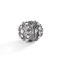 Clip per sciarpa magnetica con strass spilla sferica in metallo per hijab cristallo - Canna di Fucile