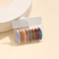 Spille clip per sciarpa in plastica colorata variante spilla ovale per accessori moda - XP8-1