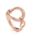 Rose gold multi-functional scarf buckle and T-shirt hem knot clip for stylish daily wear. - Rose Gold