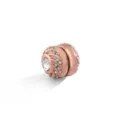Roségouden kristallen magnetische hijab speld broche voor dames sjaal accessoire - Roségoud