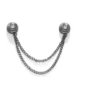 Magnetische kledingclip met dubbele ketting, metalen broekspijp bevestigingsaccessoire. - UFO gunmetal