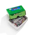 Colorful calabash safety pins bulb pins in a box set, versatile metal gourd pins for sewing. - Colorful