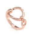 Rose gold metal scarf ring buckle for clothing hem knot and shawl fixed multi-functional accessory - Smooth Rose Gold
