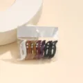 Σετ πολύχρωμες πλαστικές καρφίτσες μαντιλιού, κομψά αξεσουάρ καρφίτσας με λαμπερά στρασ. - XP8-7
