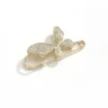 Gold rhinestone butterfly safety pin brooch decorative scarf shawl buckle fashion accessory. - 9# Butterfly Gold 7*3.6cm