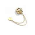Gouden camelia parel magnetische broche stijlvolle kledingaccessoire dubbele ketting - 505# camellia