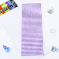 4mm 900pcs acrylic rhinestone stickers bling crystal stickers for crafts phone car decor - 900 Pieces/Pack / Purple