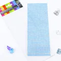 4mm 900pcs acrylic rhinestone stickers light blue diamond gems crafts DIY phone decor. - 900 Pieces/Pack / Blue