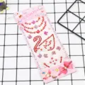 Acryl kristal strass zwaan sticker vel voor DIY telefoonhoesje ambachtelijke decoratie. - Parelzwaan - Felrood