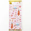 Leuke 3D kristal goud stamping epoxy stickers voor dagboek en erg mooie telefoontasje. - Kersenbloesem type C