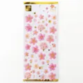 Roze kersenbloesem kristal epoxy stickers met goudfolie, schattige telefoon en dagboek decor. - Kersenbloesem type D