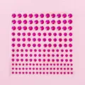 Pink acrylic rhinestone stickers, DIY diamond gem sticker for crafts and phone decor style - Hot Pink