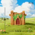 Mini casa de resina micro paisaje adorno planta suculenta maceta escritorio decor juguete - Casas de seto