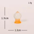 Miniature luminous oil lamp ornament micro landscape DIY resin desktop decor accessories - Yellow Sugar Snowballs