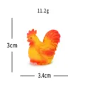 Miniature Figurine Coq Simulation Jouet Decoration DIY Bureau Micro Paysage Petit Ornement. - Poulet à pattes courtes