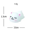 Cute white bear miniature figurine DIY accessory desktop micro landscape decoration toy model - Sleeping White Bear