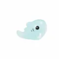 Mini figurine requin lumineuse en résine, jolie décoration de micro-paysage DIY et bureau. - Requin mignon regardant vers le haut