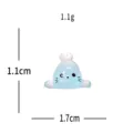 Niedliche Leuchtende Robbe Figur Mini Harz Tier Spielzeug Aquarium Landschaftsbau Ornament - Auf dem Bauch liegende Robbe