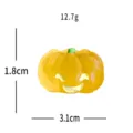 Halloween calabaza luminosa resina cabujón DIY micro paisaje decoración escritorio - Calabaza grande - Transparente luminosa