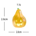 Halloween calabaza luminosa dije resina miniatura decoración escritorio accesorio lindo - Calabaza pequeña - Transparente luminosa