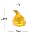 Halloween Calabaza Luminosa Resina Colgante DIY Micro Paisaje Miniatura Figura Decoración - Calabaza torcida - Transparente y luminosa