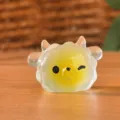Mini figurine de mouton de dessin animé en résine décoration de bureau micro paysage - Boule de riz mouton