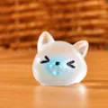 Miniature figurine animal en résine mignon dessin animé bureau décoration 1.7cm. - Boule de riz chien