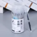 Bolígrafo de gel líquido 0.5mm bolígrafo de punta redonda de secado rápido 24uds negro - 24 Piezas Barril / Negro