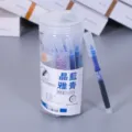 Bolígrafo de tinta líquida de 0.5mm de secado rápido azul material escolar juego de 24 - 24 Piezas Barril / Azul