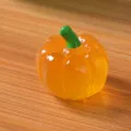 Mini estatueta de calabaza de resina, adorno de escritorio en miniatura, decoración DIY. - Calabaza