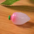 Mini figura de rabano rosado de resina micro paisajismo decoracion de escritorio DIY - Rábano largo