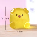 Niedliche leuchtende Harz Schwein Figur Miniatur Mikro Landschaft DIY Desktop Ornament 1 Stk - Gelb