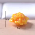 Mini resin yellow flower bouquet miniature micro landscape ornament desktop decor cute - Orange Little Yellow Daisy