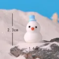 Cute mini snowman figurine resin micro landscape decoration accessory for desktop item - Little Snowman