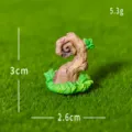 Miniature resin tree stump ornament for succulent bonsai and micro landscape gardening decoration. - Bud