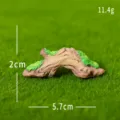 Miniature resin tree trunk bridge ornament for succulent bonsai landscaping decor - Withered Branches