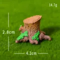 Miniatur Harz Baumstumpf Ornament mit Moos für Mikro Landschaftsgestaltung Dekoration. - Mehrbeiniger Baumstumpf