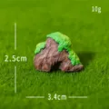 Miniatur Harz Moos Felsen Ornament Feengarten Landschaft Mikro Dekor 2.5x3.4cm - Steinblöcke groß